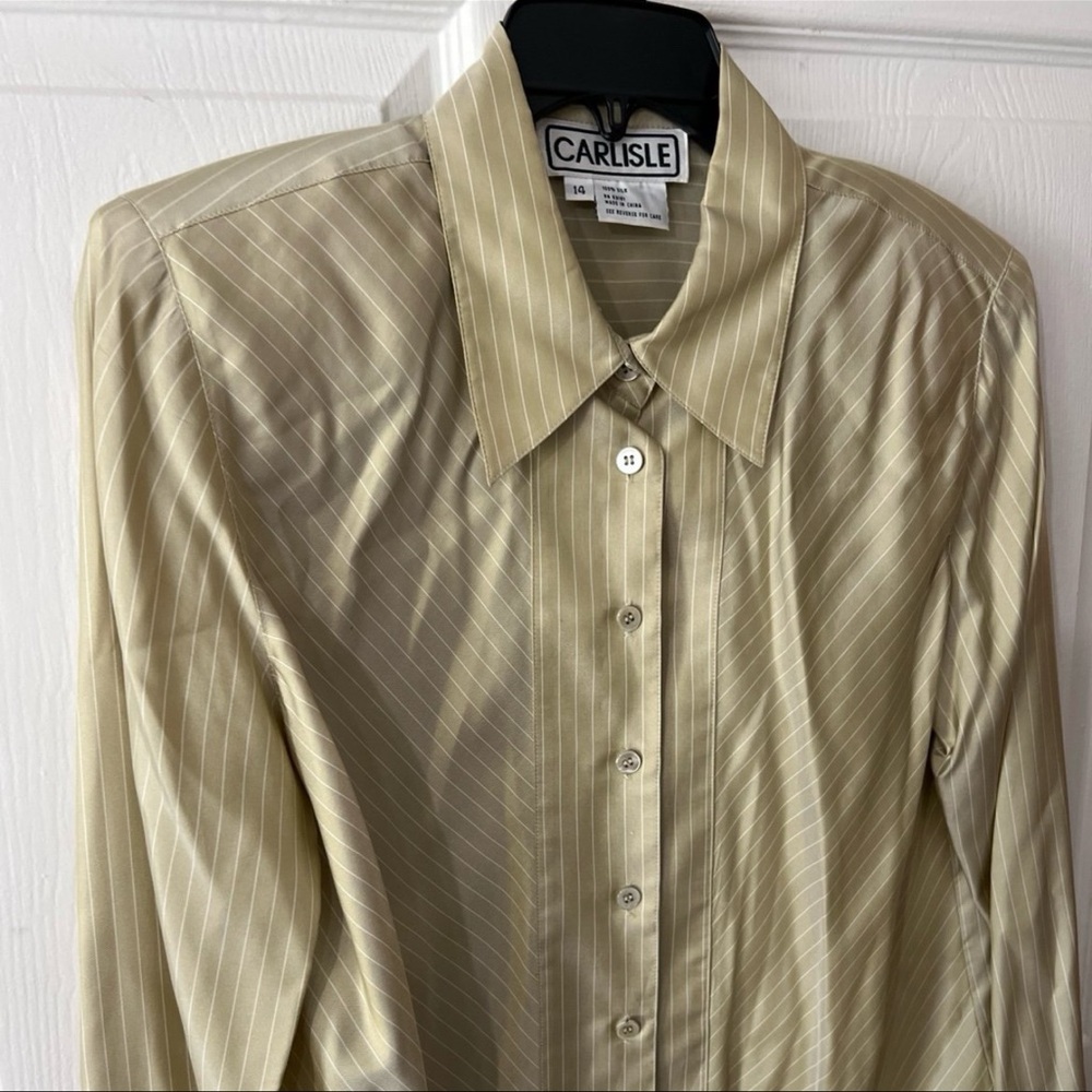 Carlisle Cream Dress Shirt with Subtle Texture